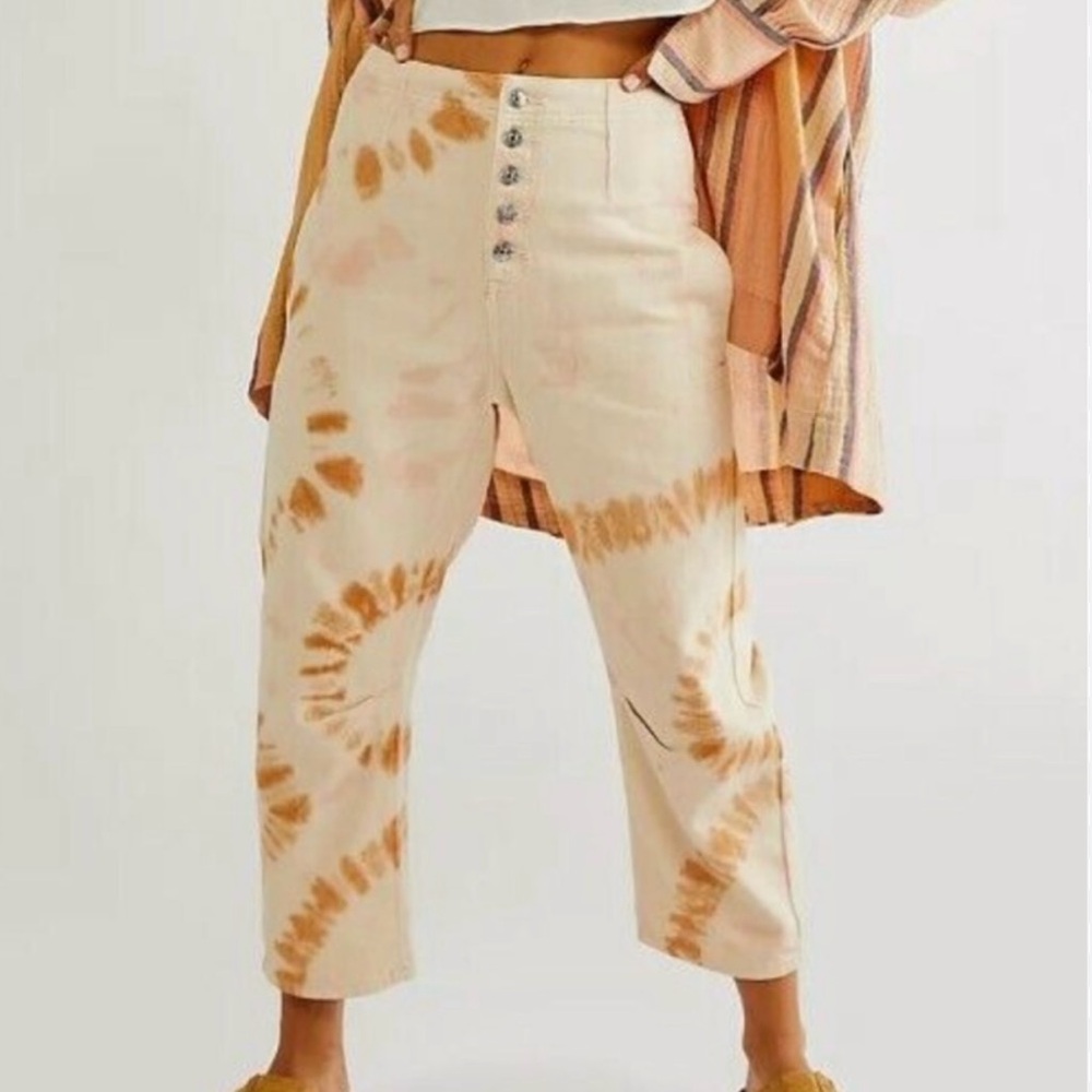 Free People | We the Free | Osaka Tie Dye Relaxed Jeans